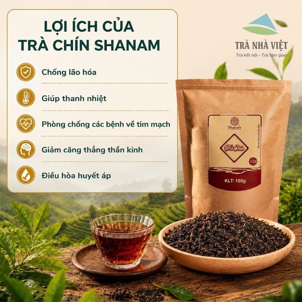 Công dụng Trà Chín Shanam