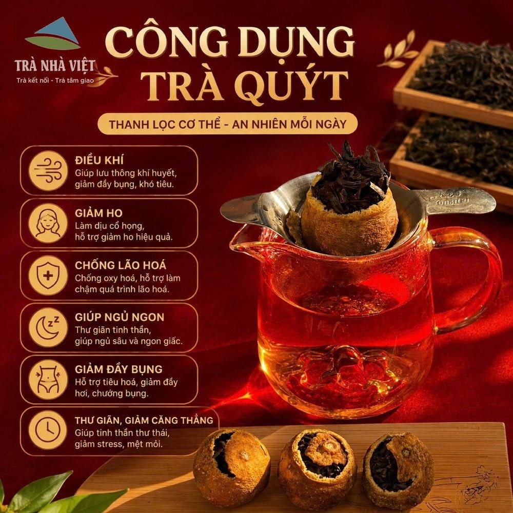Công dụng Trà Quýt Cổ