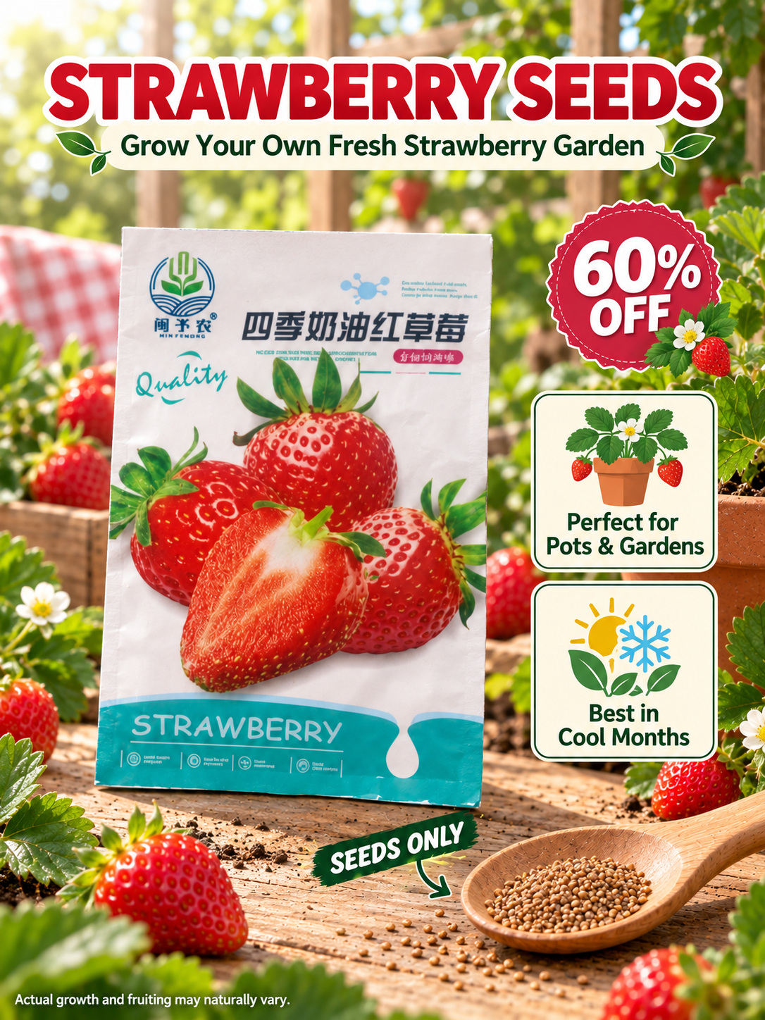 Strawberry Seeds for Planting