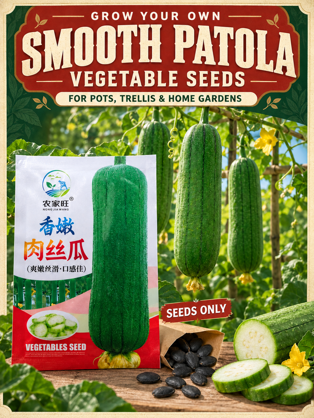 Smooth Patola Seeds