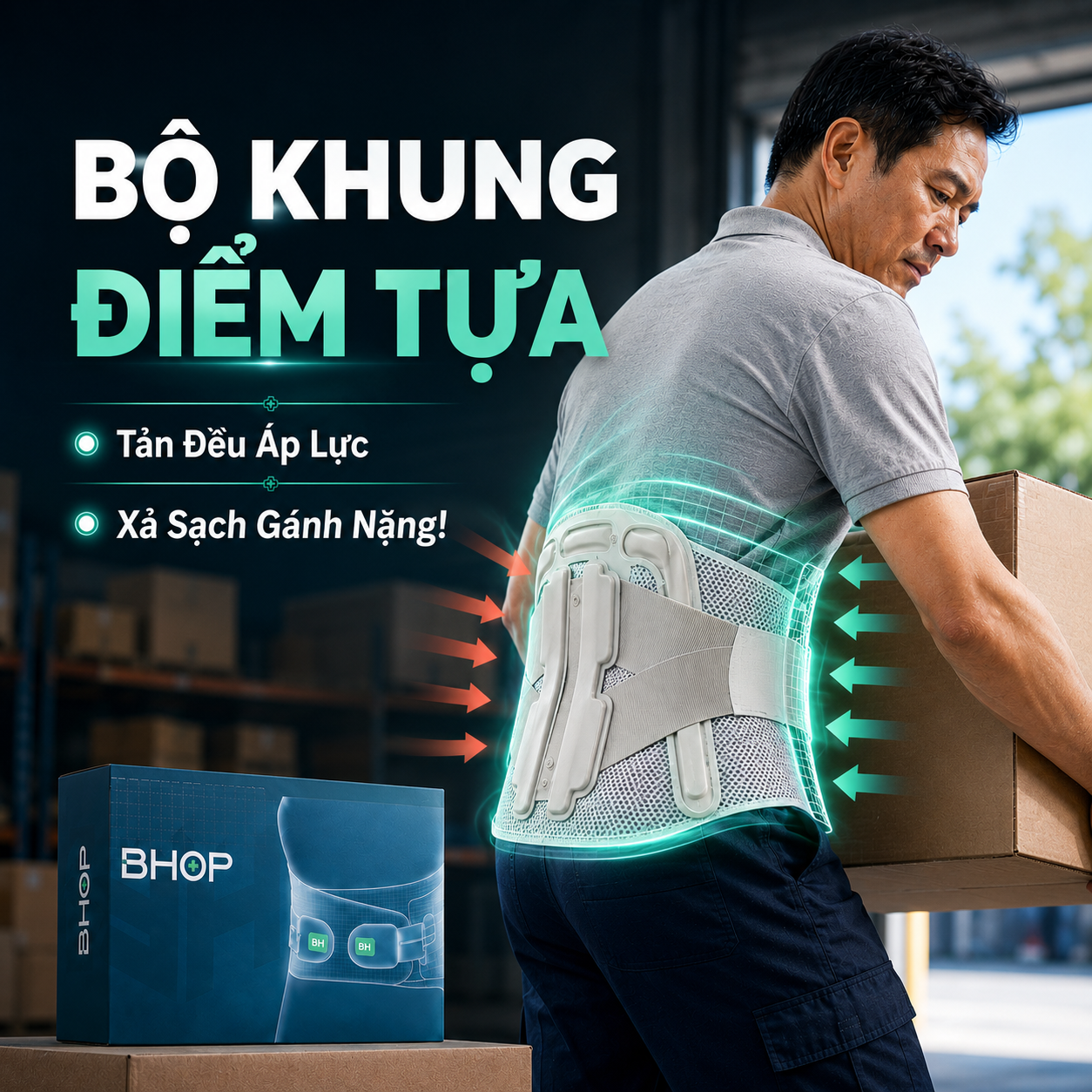 BHOP - Đai nẹp cột sống y tế