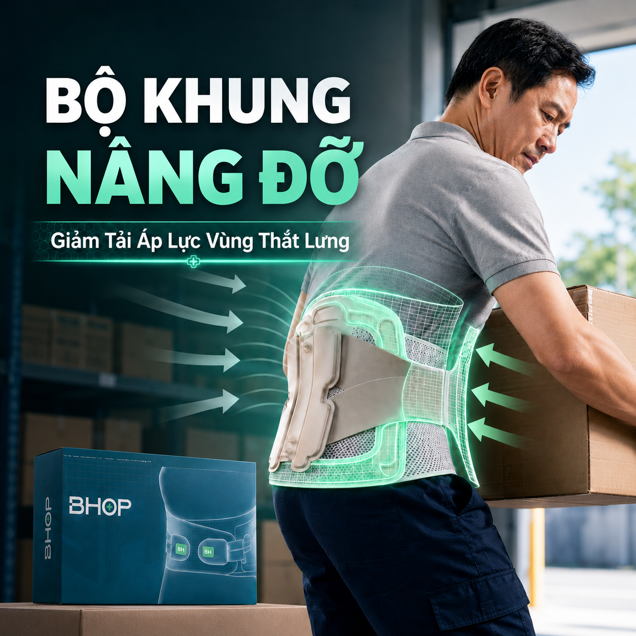 BHOP - Đai nẹp cột sống y tế