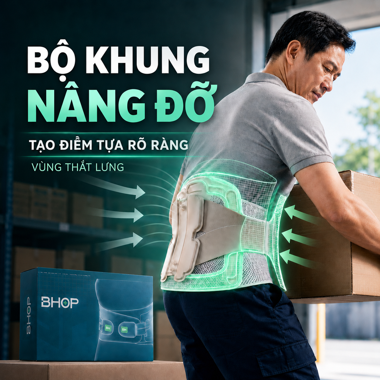 BHOP - Đai nẹp cột sống y tế