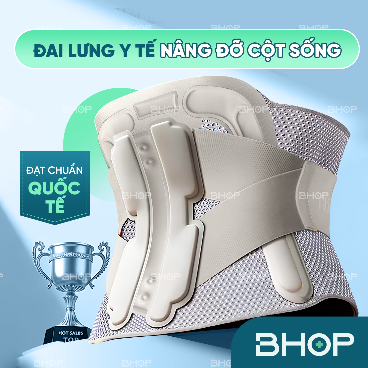 BHOP - Đai lưng y tế nâng đỡ cột sống