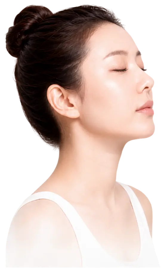 Người mẫu với góc nghiêng tự nhiên