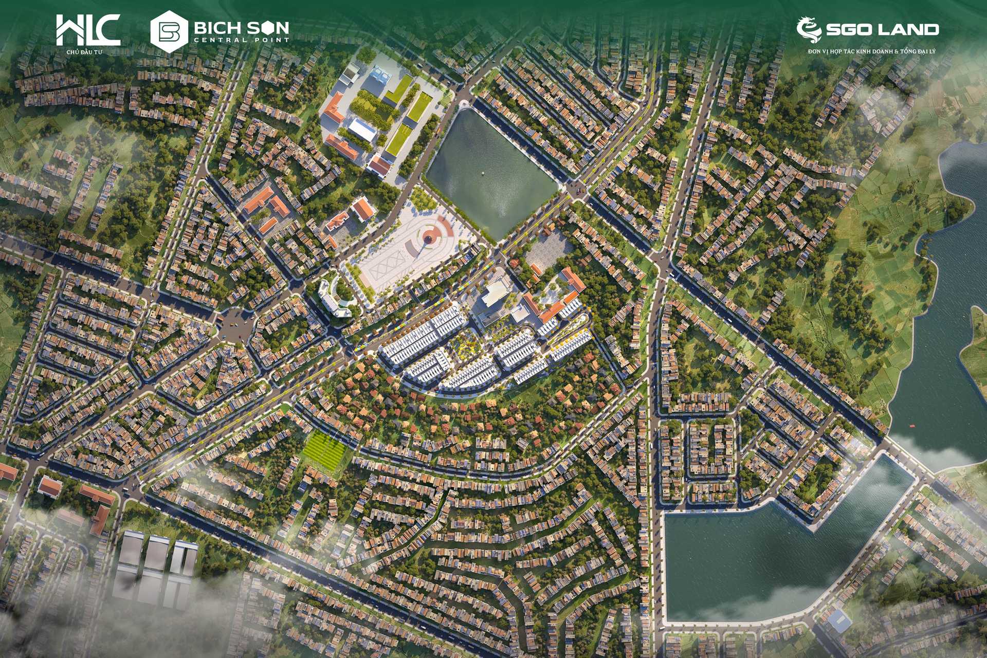 Phối cảnh tổng thể dự án Bích Sơn Central Point