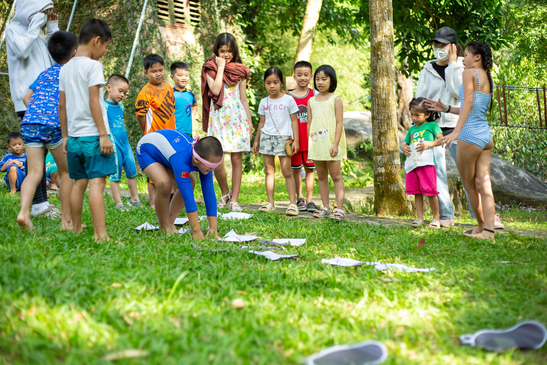 Children Learning Outdoors Children Learning Outdoors