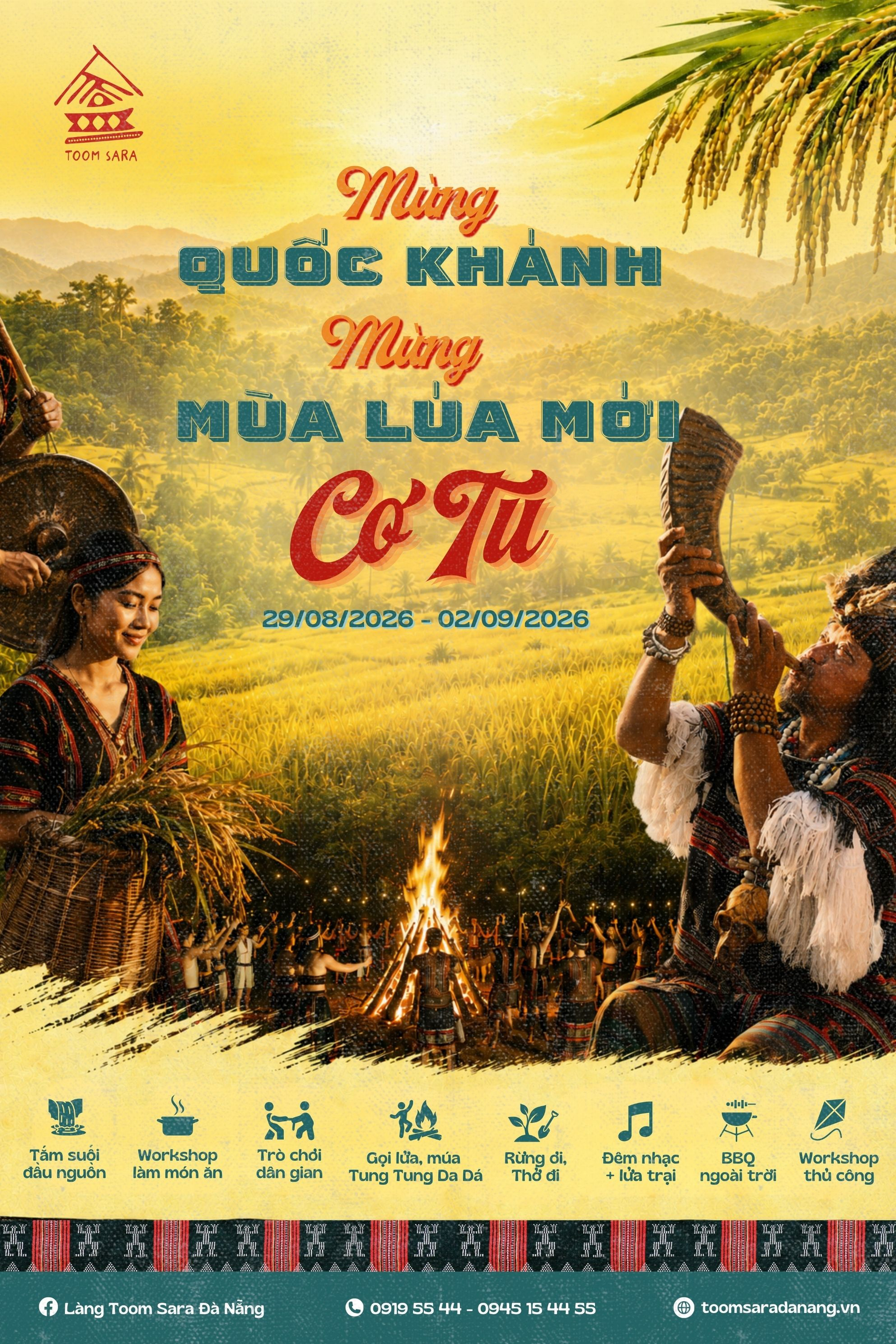 Lễ Mừng Quốc khánh - Mừng mùa lúa mới Cơ Tu Lễ Mừng Quốc khánh - Mừng mùa lúa mới Cơ Tu