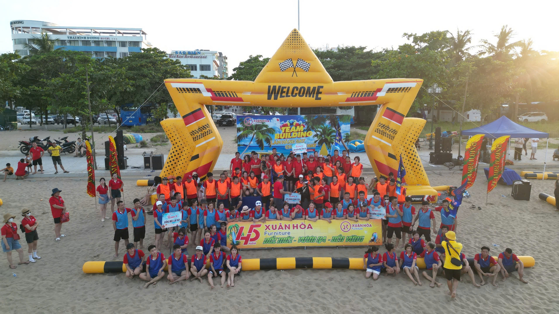 Sự kiện Teambuilding Cửa Lò