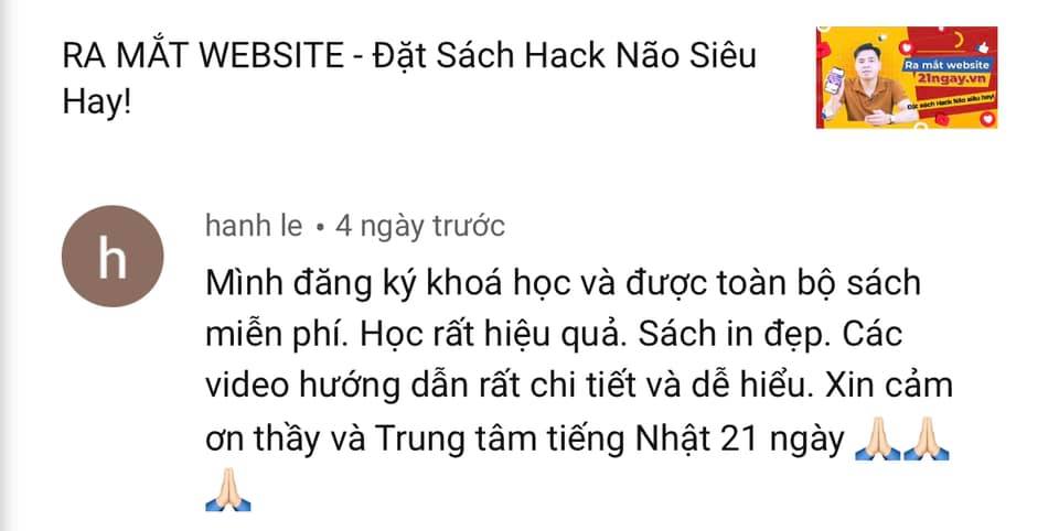 Hack Não Kanji - Tiếng Nhật 21 Ngày