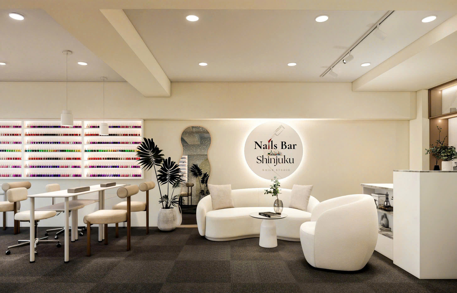 Japanese nail art at Nails Bar Shinjuku