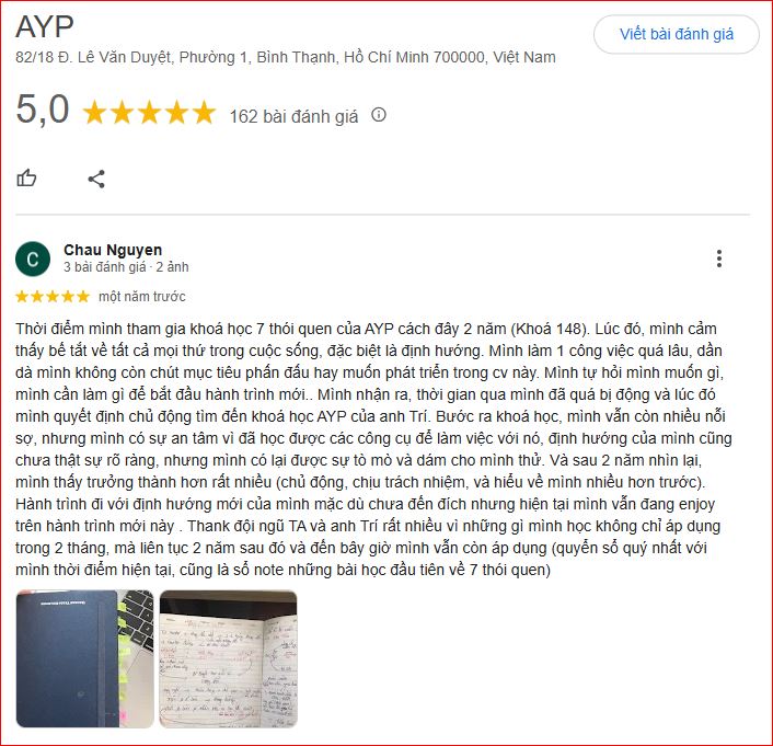 Phản hồi học viên 9