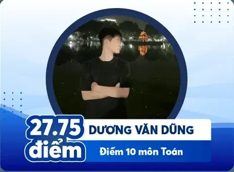 Thành tích học viên Dương Văn Dũng tại SSStudy