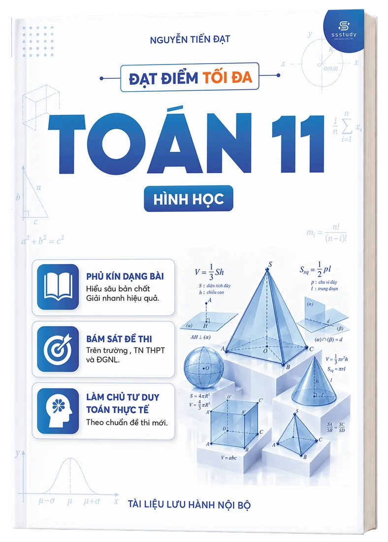 Bìa sách Toán 11 Hình học