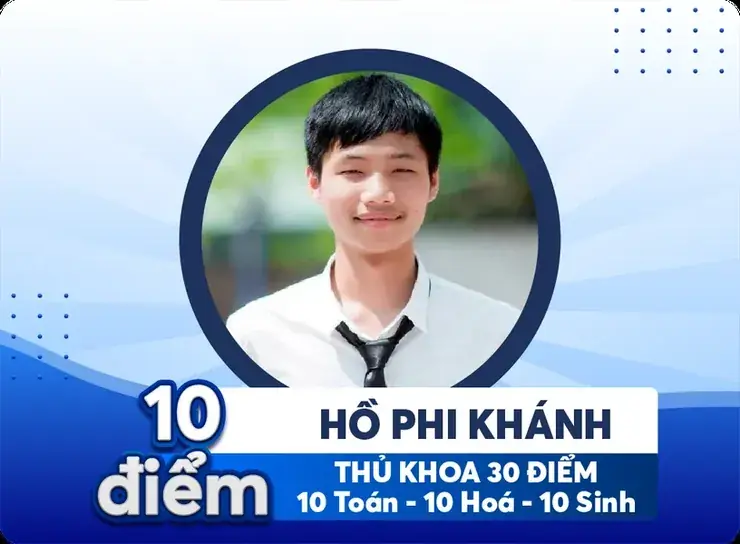 Thành tích học viên Hồ Phi Khánh tại SSStudy