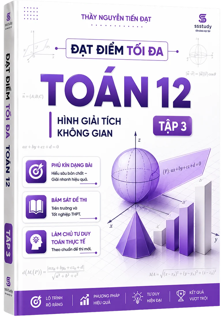 Bìa sách Toán 12 Tập 3
