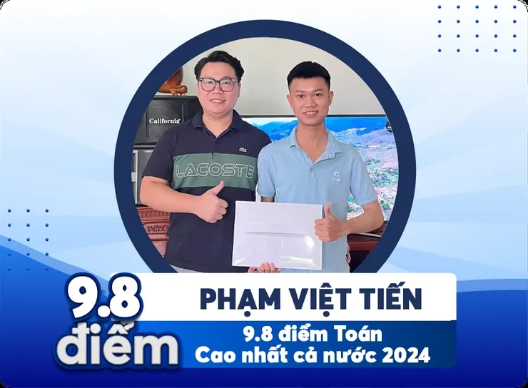 Thành tích học viên Phạm Việt Tiến tại SSStudy