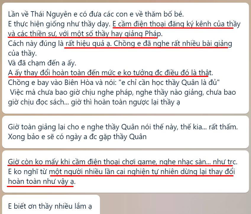 Cảm nhận học viên