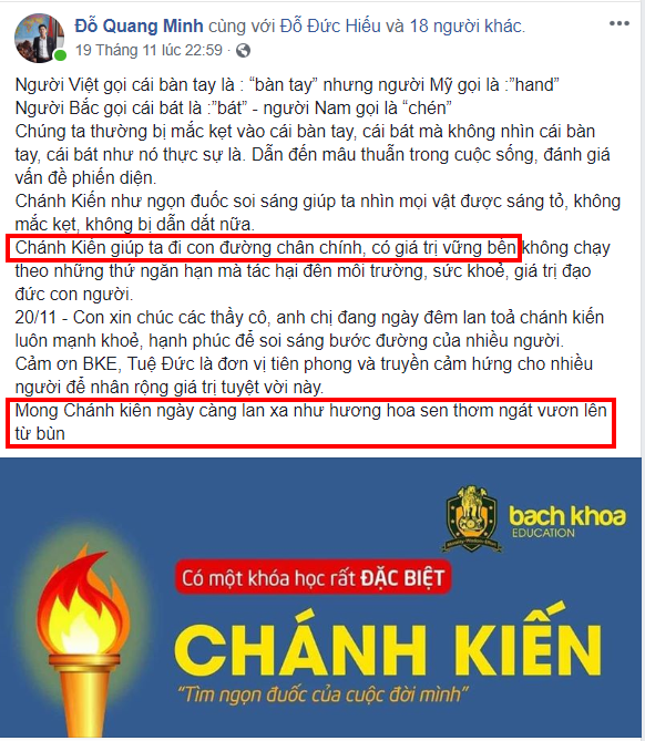 Cảm nhận học viên