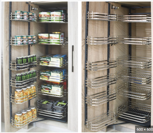 Kệ đồ khô 6 tầng nan dẹt Inox 304