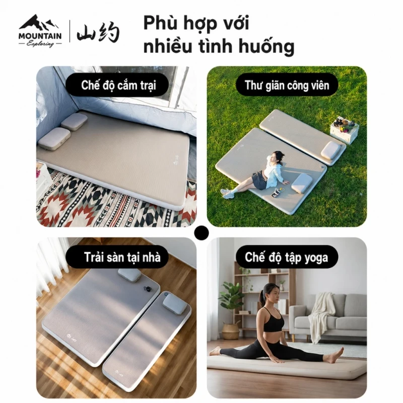 Đệm SUP Mountain dùng nhiều tình huống