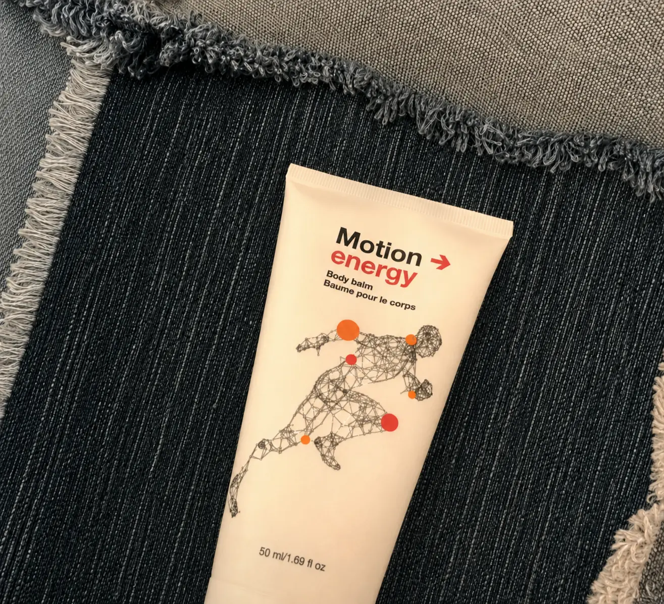 Tubo de Motion Energy sobre una manta