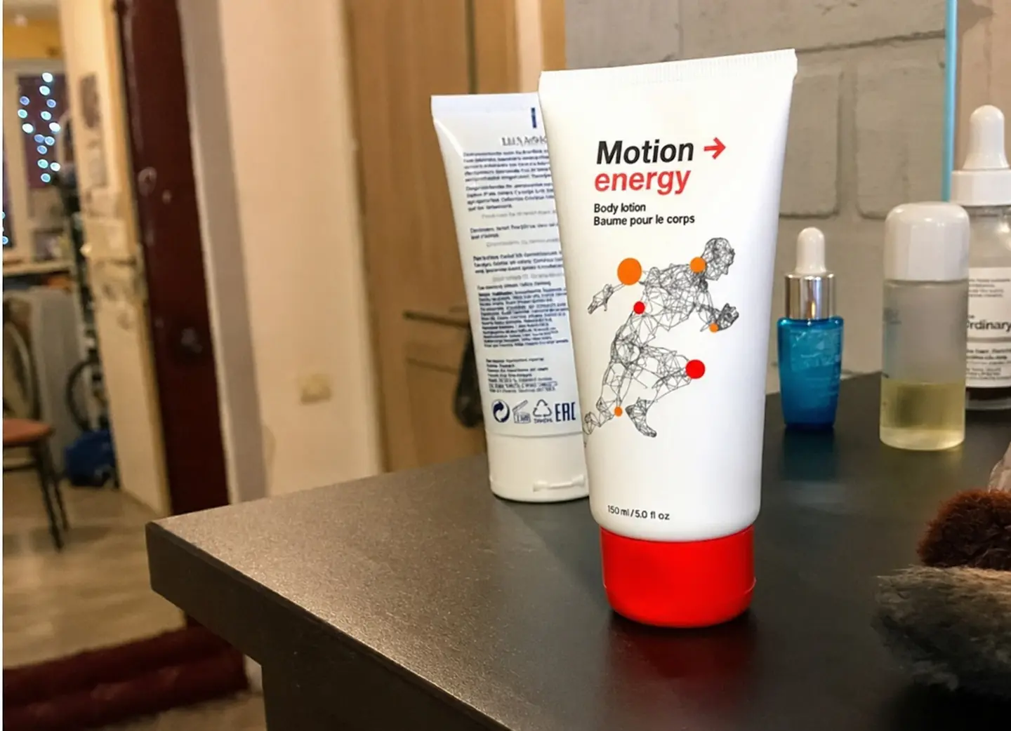 Dos envases de Motion Energy