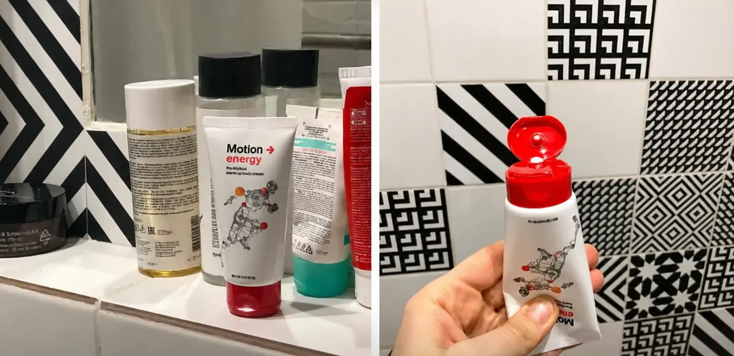 Motion Energy en el cuarto de baño