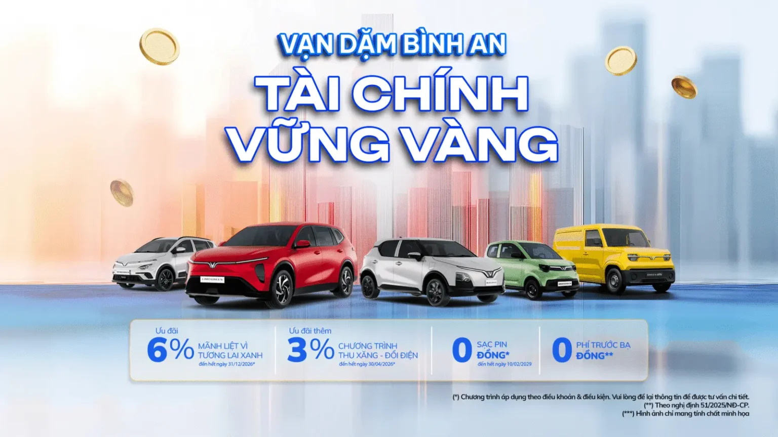 Banner ưu đãi VinFast miễn phí sạc và nhận báo giá tại Ninh Bình