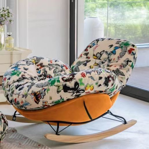 Bộ đôi ghế bập bênh và gác chân