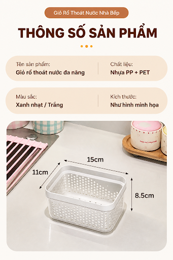 Thông số kích thước sản phẩm nhỏ