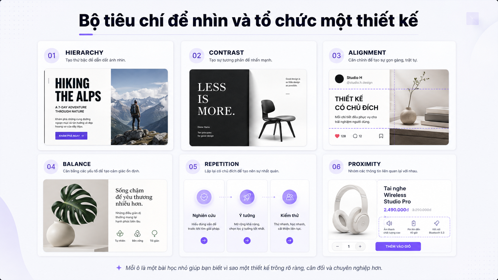 6 nguyên tắc Design Thinking
