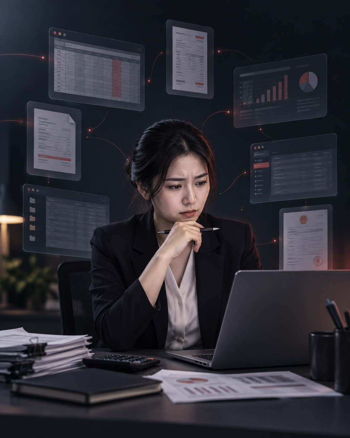 Minh họa những khó khăn trong công việc kế toán