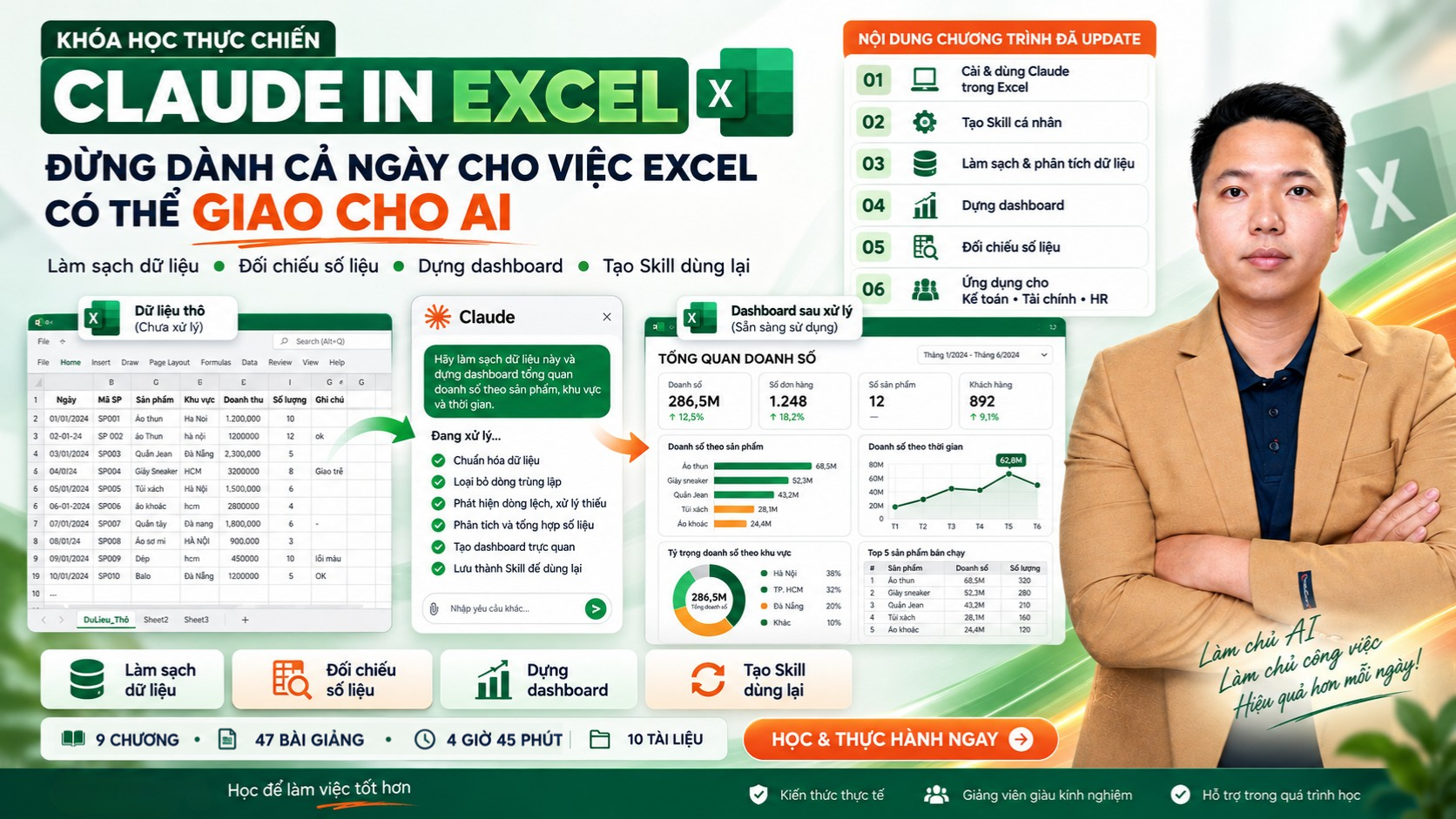 Claude in Excel — Đừng để Excel ngốn cả ngày, giao cho AI