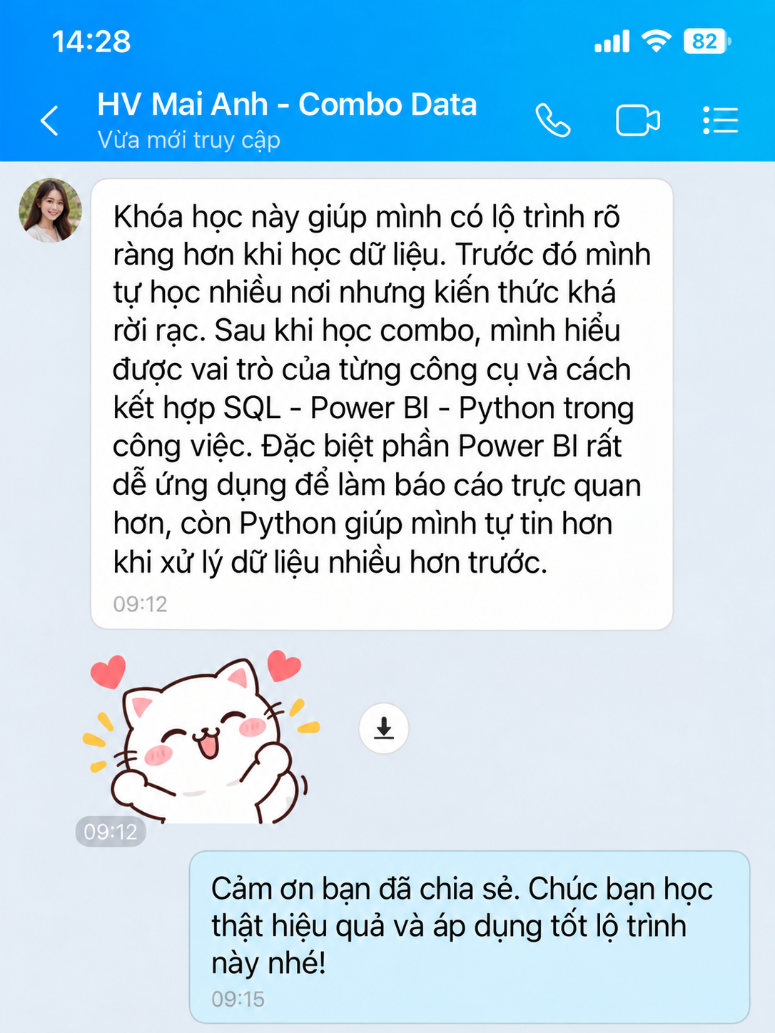 Phản hồi học viên 4
