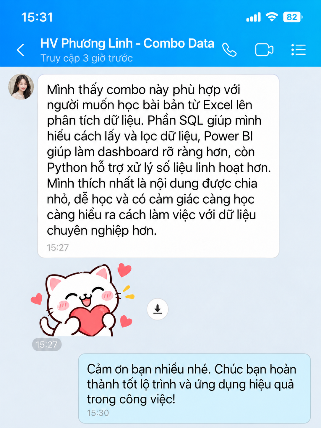 Phản hồi học viên 5
