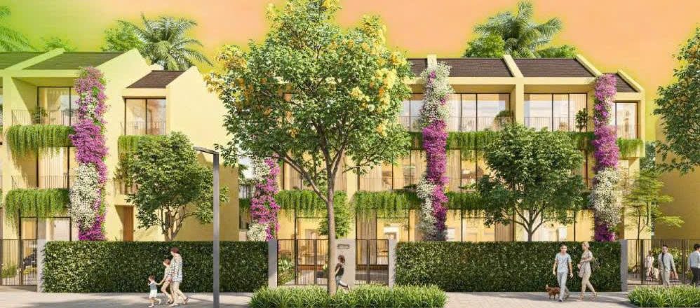 Phố vườn Parkhome ngập hoa giấy
