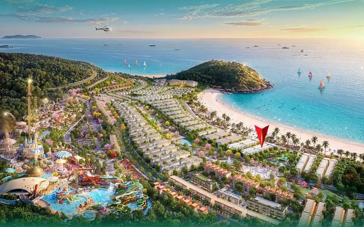 Phối cảnh tổng thể Vinhomes Hải Vân Bay nhìn từ trên cao