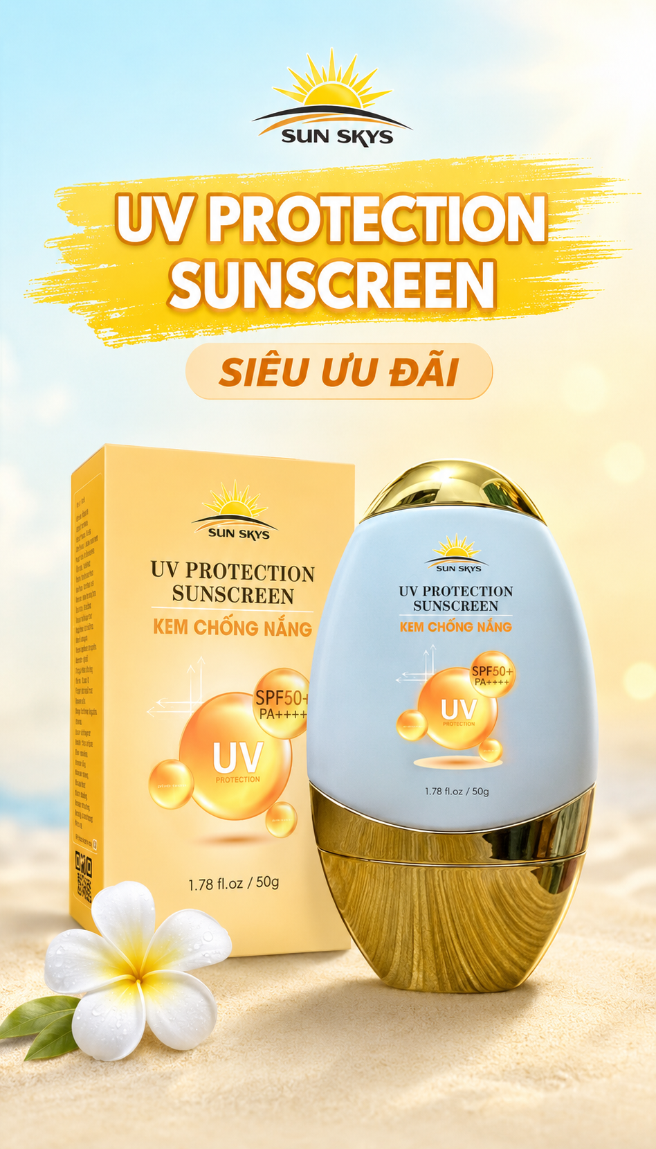 Kem chống nắng Sunskys