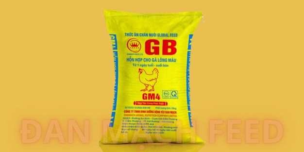 Sản phẩm hỗn hợp thức ăn cho Gà lông màu GM4