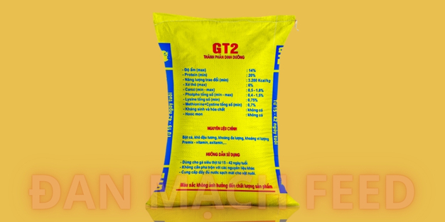 Thành phần dinh dưỡng Gà siêu thịt GT2