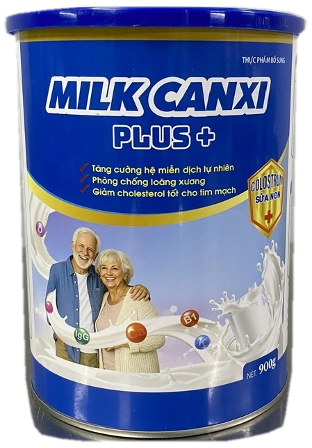Lon sữa bột MILK CANXI PLUS+ 900g