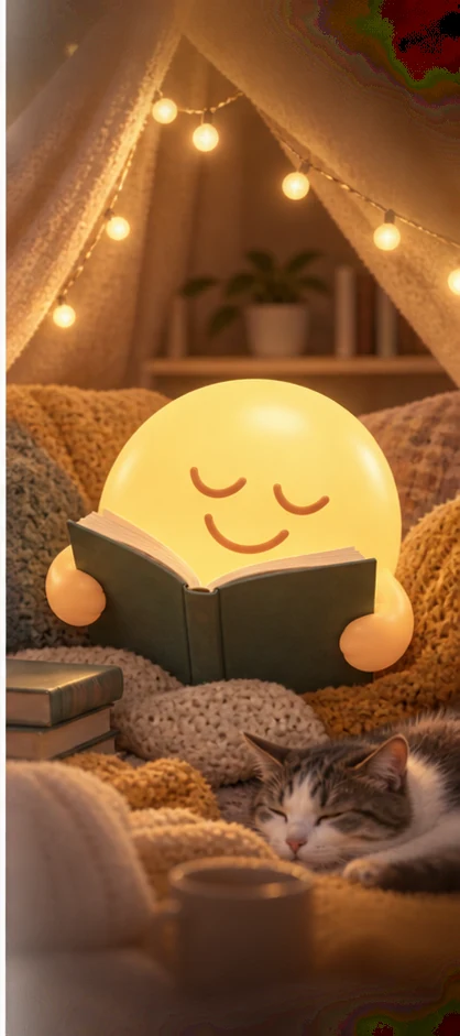 Mascot TeenCare đọc sách trong một góc ấm áp