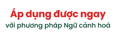Áp dụng được ngay với phương pháp Ngữ cảnh hoá