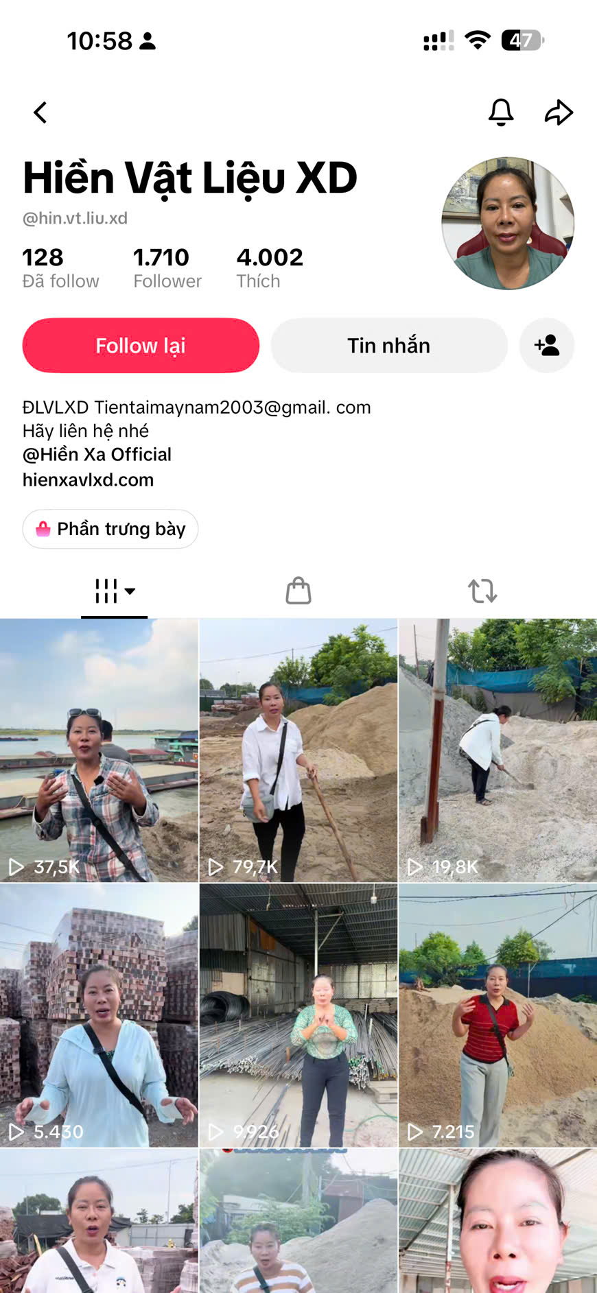 Kênh của chị Hiền