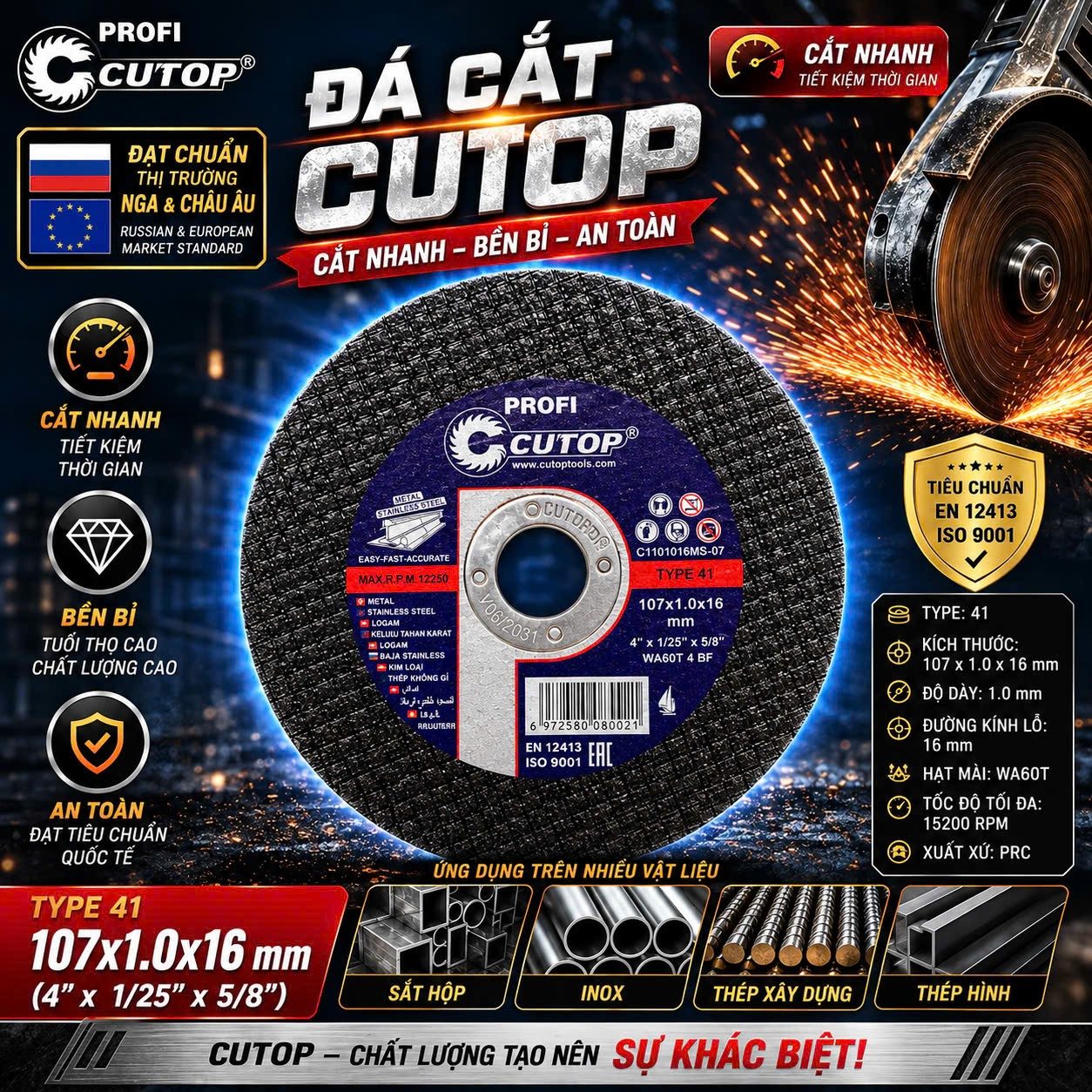 Đá Cắt Cutop 107