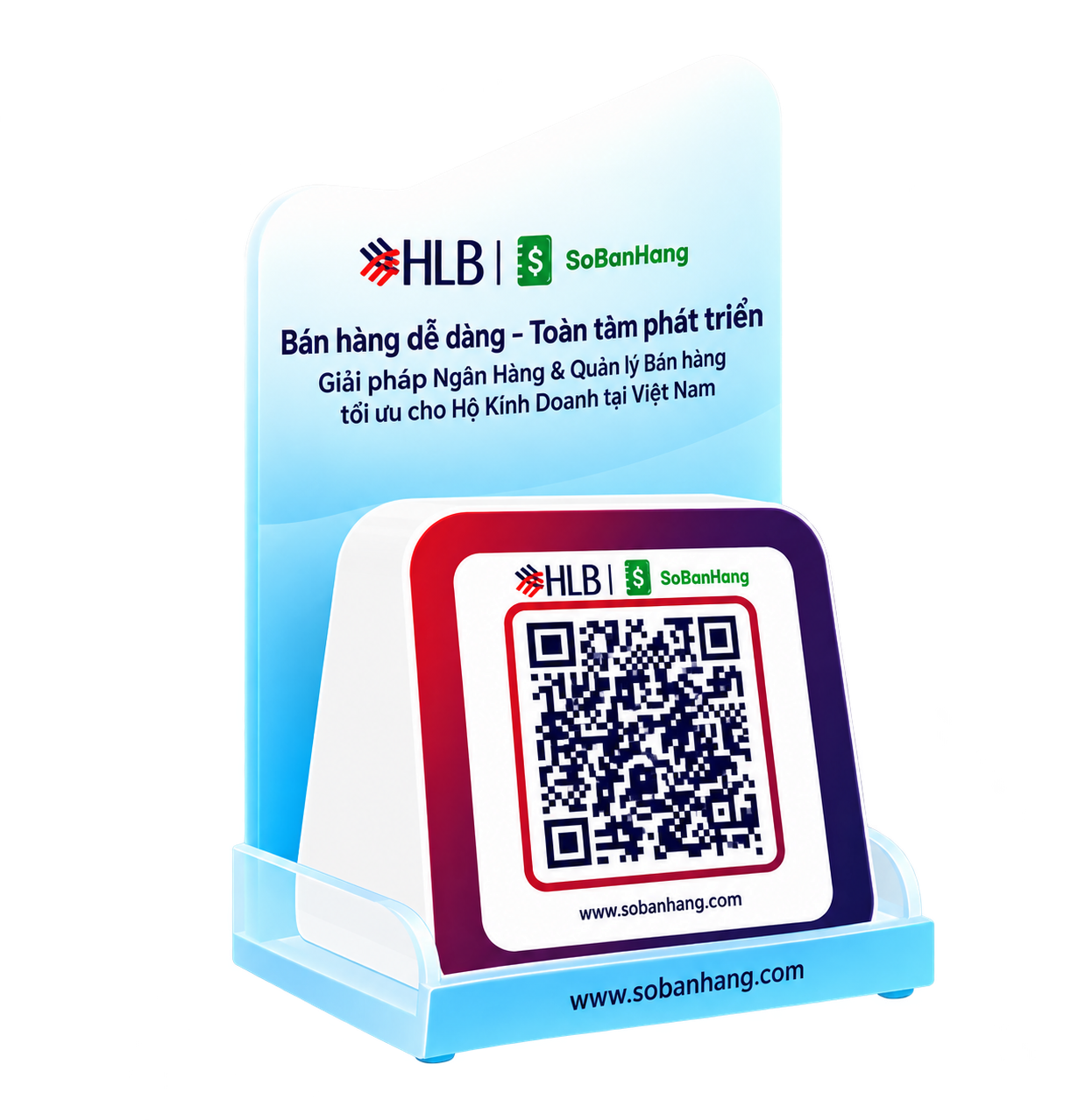 Thiết bị QR Hong Leong Bank và Sổ Bán Hàng
