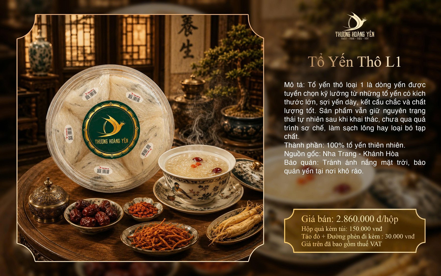 Tổ yến thô L1