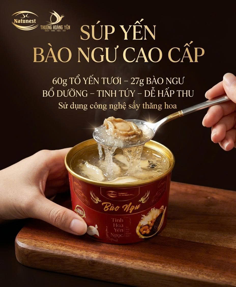 Súp yến bào ngư cao cấp