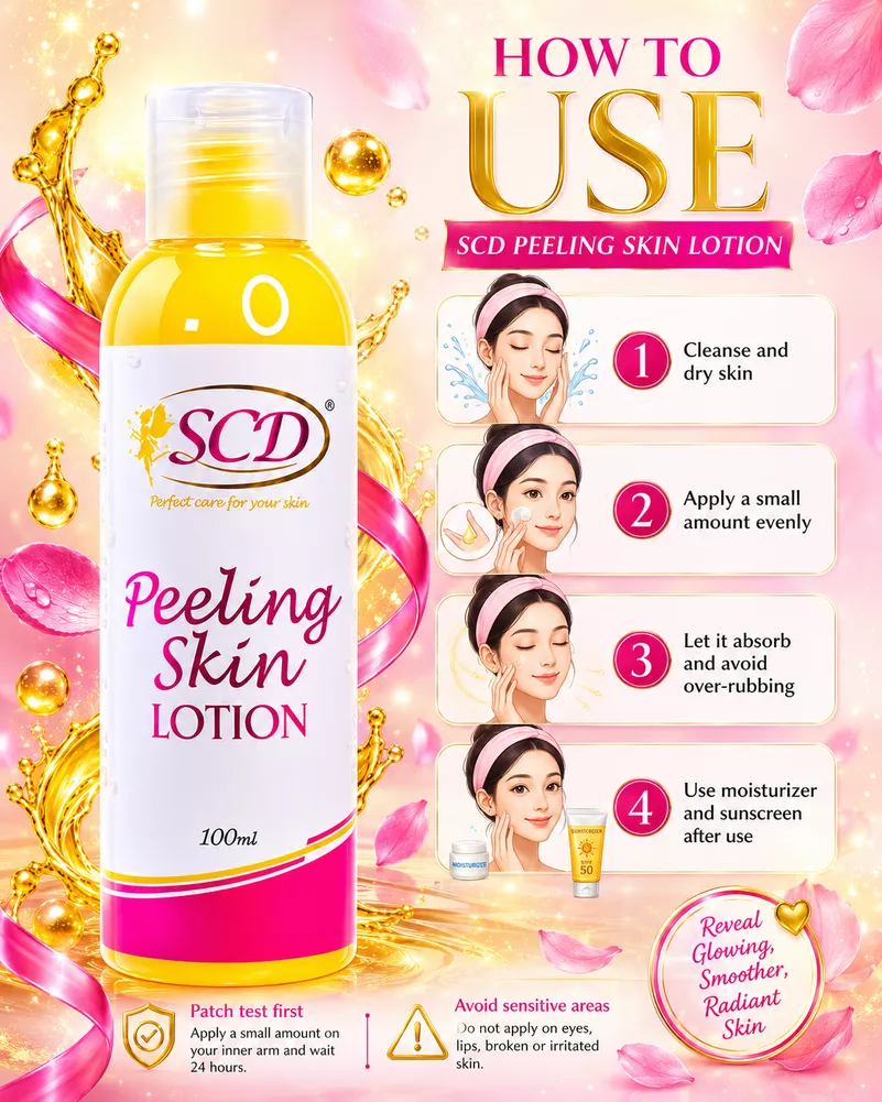 SCD Peeling Skin Lotion — how to use